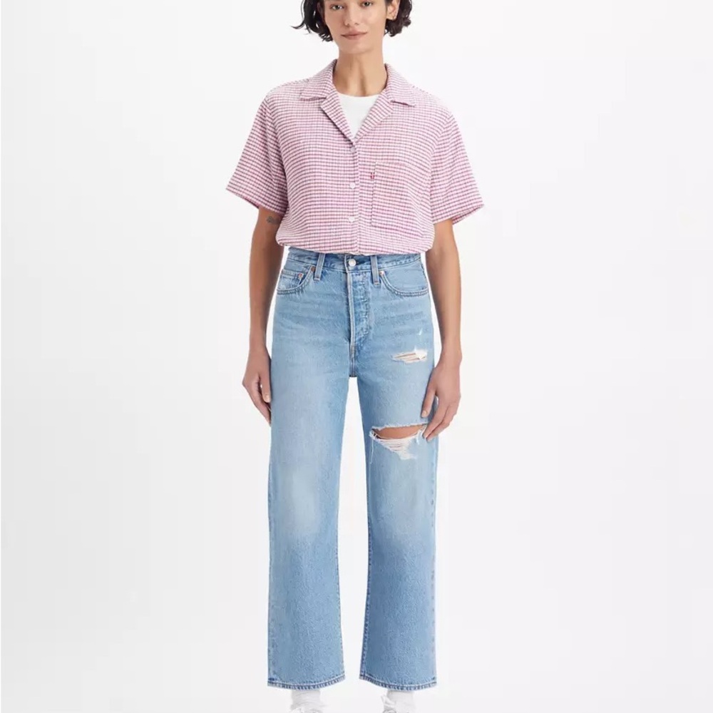 LEVIS RIBCAGE STRAIGHT ANKLE WOMEN'S JEANS SZ 26